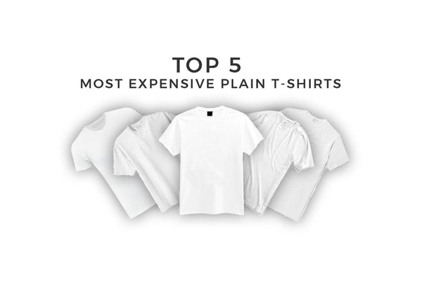 Top 5 Most Expensive Plain T-Shirts for Men