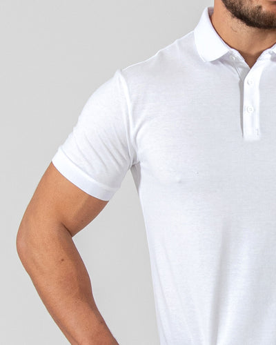 white-muscle-fit-basics-pique-polo-close